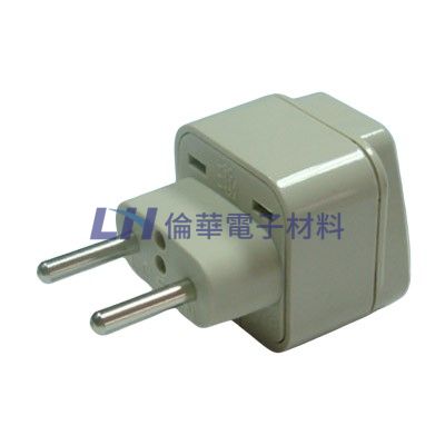 插頭4mm 10A 250V 中東,南美洲,歐盟各國,蘇俄,嵌入式插腳 (10入/包)