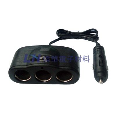 點煙一變三孔座附線(10入/包)