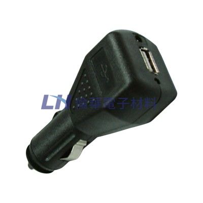 點煙頭12V-USB座5V+DC座1.3孔12V附指示燈(10入/包)