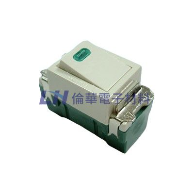 壁上開關單切帶燈國際牌(10入/包)