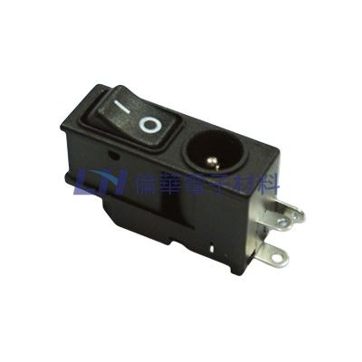 二合一DC插座 DC JACK 2.1mm(10入/包)