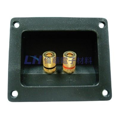 2P盒式端子台鍍金(10入/包)