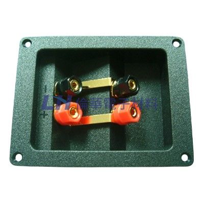 4P盒式端子台塑膠鍍金(10入/包)