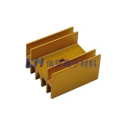 H型散熱片金色中孔 24mmx23mmx16mm(10入/包)