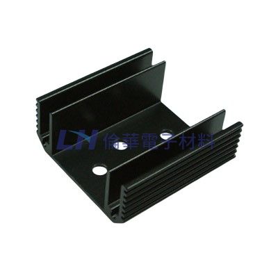 1P型晶體散熱片(直孔) 50mmX50mmX22mm(10入/包)