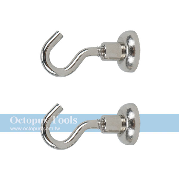 強力磁鐵掛鉤 16mm(2入/組) 336.016