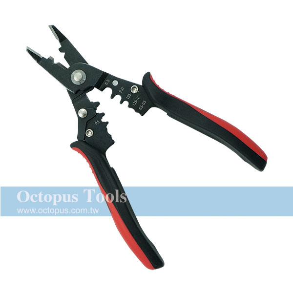 多功能剝線壓著鉗 175mm 503.279
