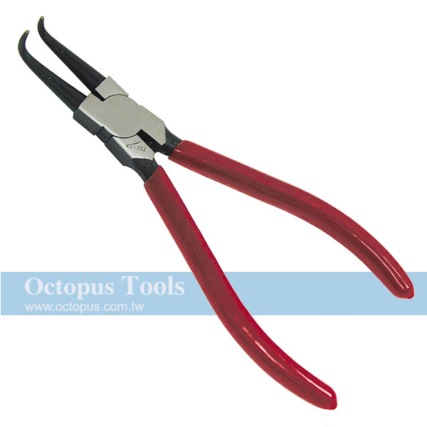 KT-702 穴用彈簧鉗 彎爪 175mm Octopus 503.702