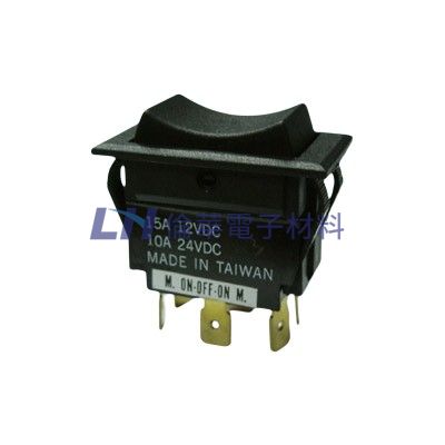 大型6P雙彈回開關12V(10入/包)