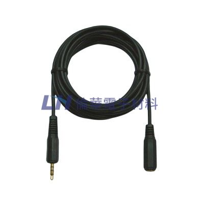 3.5四極頭延長線鍍金10尺