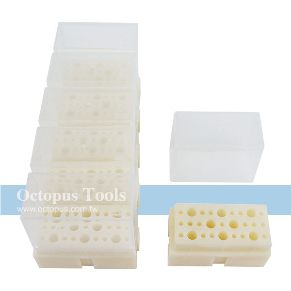 矽膠研磨輪軸柄軸心插座盒 連結式 958.002