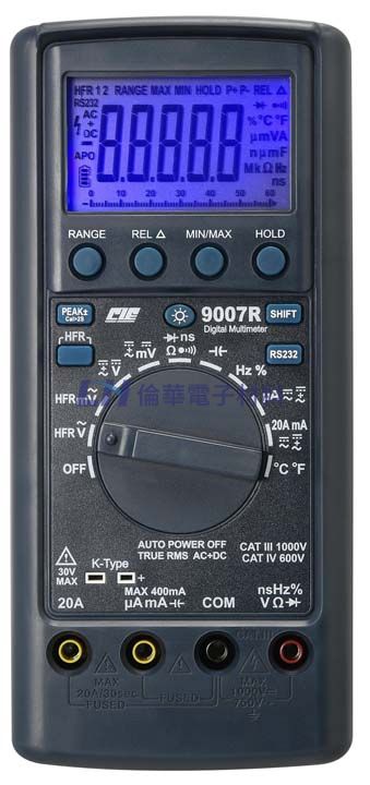 60000 Counts多功能電錶 CIE-9007