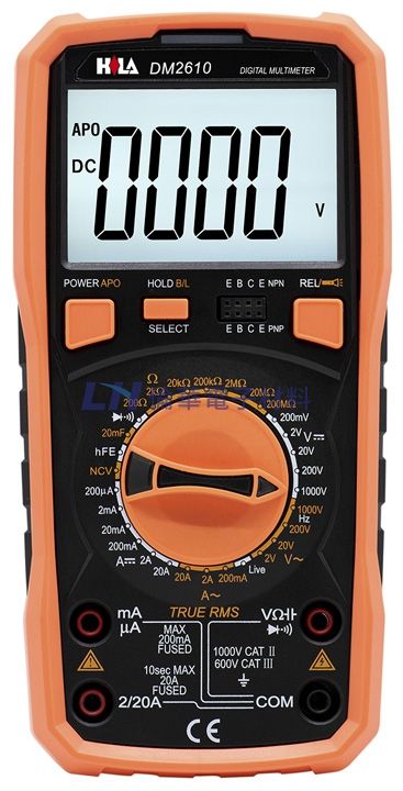 3,½ 多功能數字電錶 True Rms  DM-2610