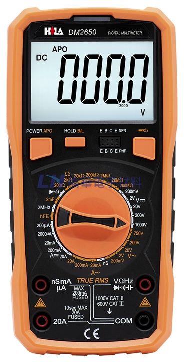 4,½ 高精度數字電錶 True Rms DM-2650