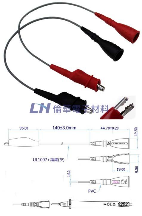 迷你鱷魚夾(母2mm) FC-N19