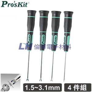 Pro's KIT 4支組通訊專用起子 SD-2404