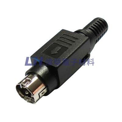 迷你DIN電源插頭4P(10入/包)