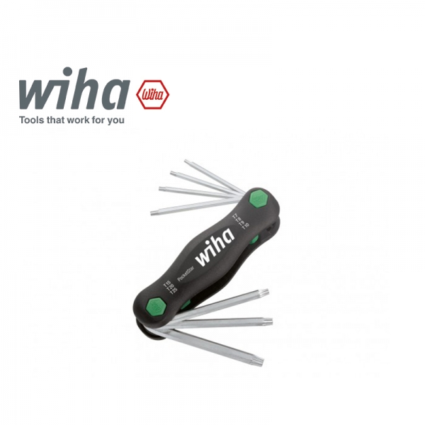 德國 Wiha 7件摺疊式星型中洞扳手 SB 363TR P7