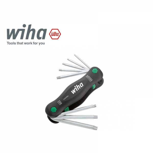 德國 Wiha 8件摺疊式星型中洞扳手 SB 363TR P8