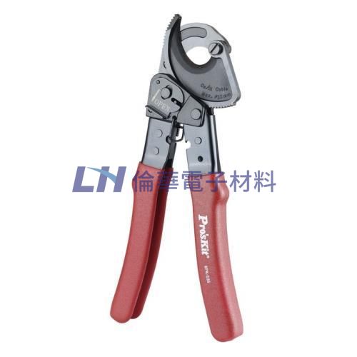 ProsKit寶工同軸電纜省力棘輪剪線鉗(32mm) PK-535
