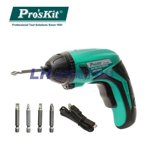 Pro'sKit寶工 PT-1362U 3.6V USB鋰電池充電起子組