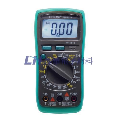 ProsKit 寶工 MT-1210 3又1/2數位電錶