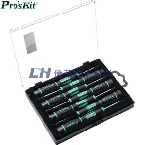 Pro'sKit 寶工 SD-081A 綠黑花豹十/一字精密起子組(7支)